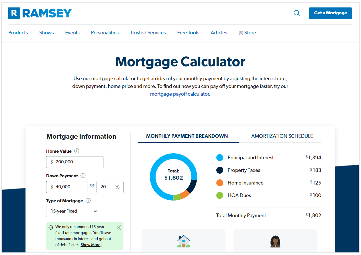 mortgage calculator